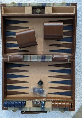  Aries Backgammon Set Vintage Small Travel 10.5” x 7.5” - Image 1 of 4