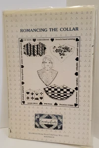 Vtg Romancing the Collar by Country Quilts Making Collars Pattern - Picture 1 of 4