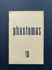 " PHANTOMAS N° 10 " avec Colinet, Hausmnn, Fontana, Vandercam, Pomodoro, 1957 - Picture 1 of 1