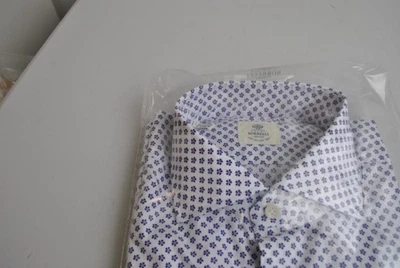 BORRELLI NAPOLI REALE SARTORIA 1°LINEA TG 40 COTONE FATTA A MANO 375,00 BOR-2ffK - Immagine 1 di 4