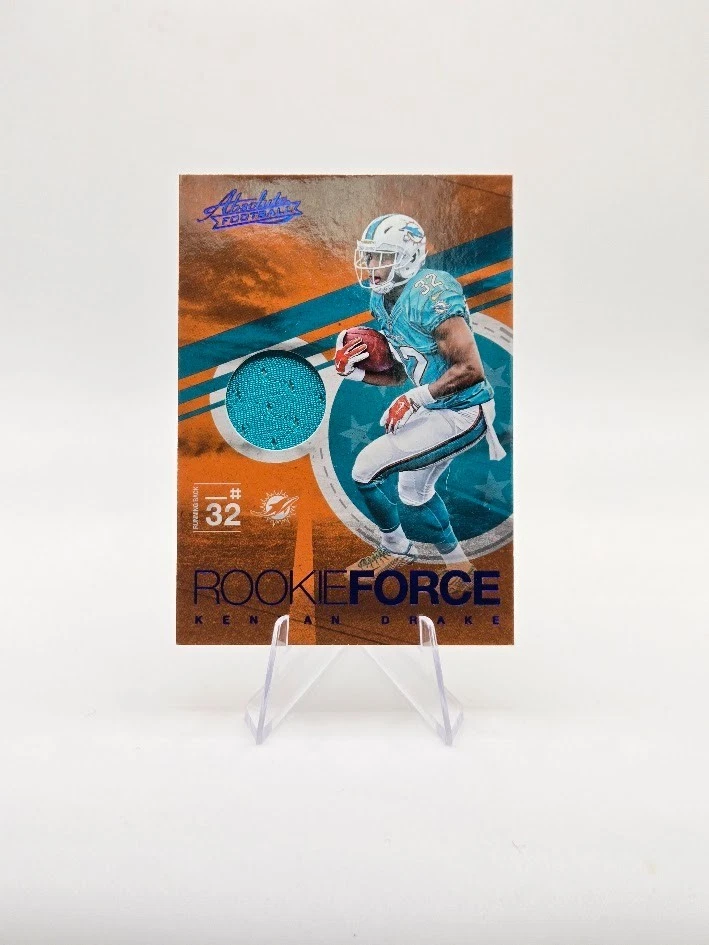 Kenyan Drake 2016 Panini Absolute RC Rookie Force Patch #25 Dolphins - Image 1 of 2