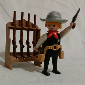 Playmobil 3381 - Sheriff mit Gewehrschrank & 4 Gewehre, Western, Cowboy - Bild 1 von 2