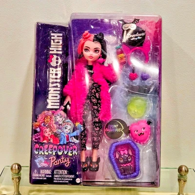 Monster High Draculaura & Count Fabulous Creepover Party 2022 Nuevo En Caja Foto 1 de 4