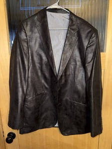 Men’s Madison Suede Blazer 42 Long Regular -Black/Grey- - Picture 1 of 8