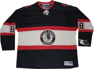 Maglia Patrick Kane Chicago Blackhawks Reebok 7185H Throwback nuova etichette 4XL - Foto 1 di 6