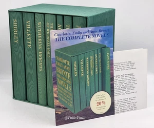 Complete Novels by Charlotte, Emily & Anne Bronte - Folio Society - 1991 - VGC - Picture 1 of 21