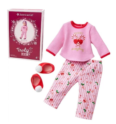Pijama American Girl Truly Me Merry Everything para muñecas de 18 pulgadas nuevo en caja Foto 1 de 3
