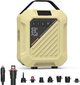 20 PSI Hochdruck Luftpumpe - Auto-Off - 3 Aufblasmodi - Ultraschnell - Bild 1 von 7