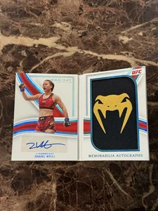 Zhang Weili 2023 Immaculate 2023 Venom Memroabilia Auto Autograph Booklet /2 - Bild 1 von 3