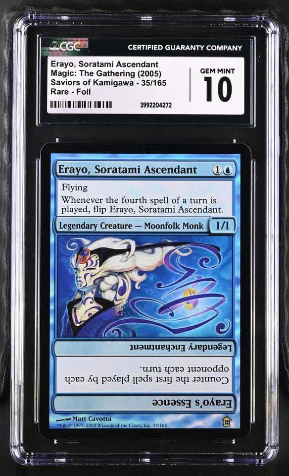 ERAYO, SORATAMI ASCENDANT Saviors of Kamigawa Foil Rare CGC 10 MTG - Image 1 of 2