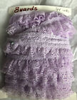 Vintage Lavender Lace Trim Great For Doll Clothes Pillows  Craft  Plenty To Use