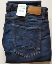 Mens EDC By Esprit Organic Jeans 33Reg W33L32 Medium Blue Denim BNWT