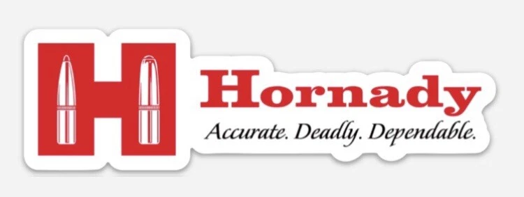Hornady Custom Logo Die Cut Magnet for Fridge or Toolbox Firearms Ammunition Gun - Image 1 of 1