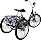 Cruiser Candy Large Basket Adult Trike Bicycle Basket Liner, Rear Extra Large...