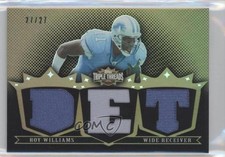 2007 Topps Triple Threads Relics Sepia /27 Roy Williams #TTR118