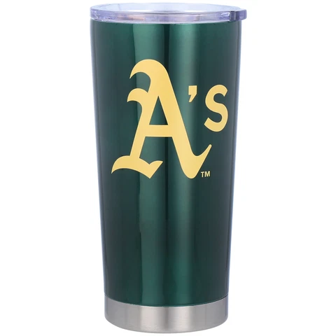 Oakland Athletics 20oz. Letterman Tumbler Cover