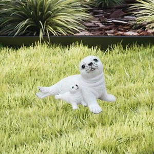 Sea Lion Garden Statue Outdoor Statue for Backyard Patio - Picture 1 of 7
