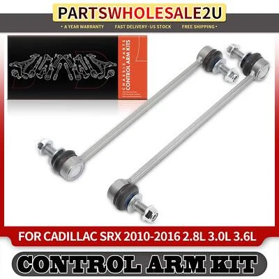 Novo conjunto de 2 links de barra estabilizadora frontal para Cadillac SRX 2010 2011 2012-2016 - Imagem 1 de 4