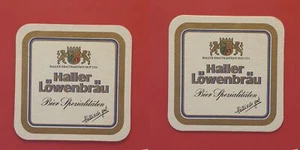 Löwenbräu höllisch gut Brauerei Bierdeckel Bierfilz Bieruntersetzer - Picture 1 of 1