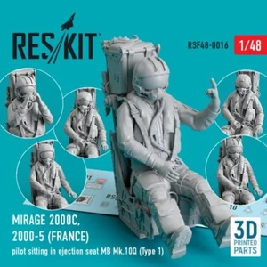 Mirage 2000C Frankreich Pilot sitzender Schleudersitz MB Mk,10Q 1:48 ResKit RSF48-0016 - Bild 1 von 3