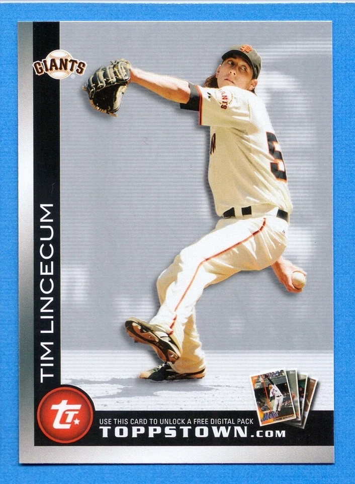 2010 Topps Town #TTT10 Tim Lincecum Giants - Image 1 of 1