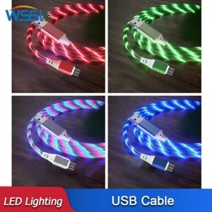 Light Up USB Type C Charger Phone Cord Cable for Samsung for Apple iPhone 15 16 - Picture 1 of 10