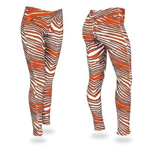 Cleveland Browns NFL Women's Zubaz Leggings, Size Small - New With Tags - Picture 1 of 5