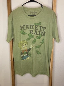 Camisa de Colección 2010 Richie Rich Mad Engine Estampada Etiqueta Talla L Haz que Llueva Ajuste - Imagen 1 de 6