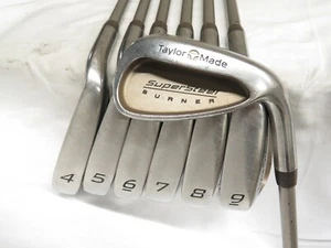 Used TaylorMade Supersteel Burner Iron Set 4-PW Taylormade Ladies Flex Graphite - Picture 1 of 10