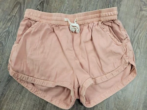 Billabong Road Trippin Light Pink Elastic Waist Shorts Small - Picture 1 of 4