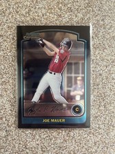 Joe Mauer RC Bowman CHROME ROOKIE CARD Team USA Minnesota Twins Baseball 2