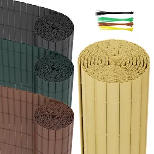 Sichtschutzmatte Sichtschutzzaun Sichtschutz Windschutz PVC Zaun Balkon Garten - Bild 1 von 13