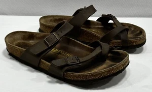 Birkenstock Mayari Women's Sandals Mocha 250 39 L8 M6 - Soles Are Wore - Picture 1 of 16