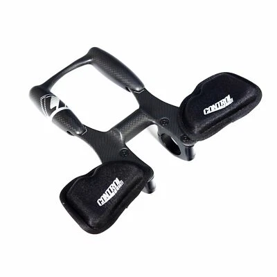 Controltech Triathlon Aero Cockpit Carbon 31.8mm Bicycle TT Arm Rest Handlebar - Image 1 of 4