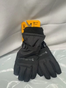 Carhartt Men's Wp Waterproof Insulated Glove SMALL/Black *New - Picture 1 of 5
