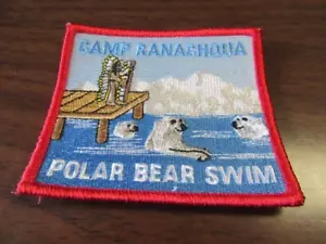 Parche de bolsillo Camp Ranachqua oso polar para nadar sin fecha KL3 - Imagen 1 de 1