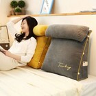 Triangle Reading Pillow Sofa Waist Cushion Wedge Backrest Soft Back Rest Pillows
