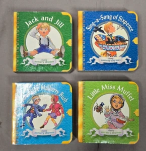 MCGRAW HILL CLASSIC NURSERY RHYME CHILDREN'S BOOKS MINIATURE 3"X3" LOT OF 4 - Bild 1 von 2