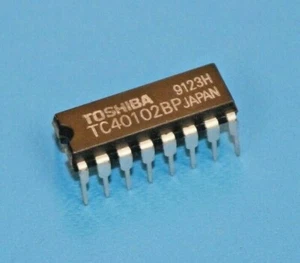 TOSHIBA TC40102BP 8-Stage Presettable 2-Decade BCD Down Counter 16DIP IC, QTY-15 - Picture 1 of 2