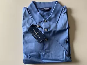 NUEVA Camisa Polo de Golf Ralph Lauren 0430341 Clásica Para Hombre Grande AZUL CLARO - Imagen 1 de 6