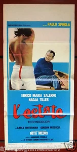 Póster de película italiana L'estate { Enrico Maria Salerno} años 60 - Imagen 1 de 1