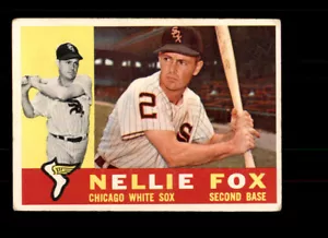 1960 Topps #100 Nellie Fox en muy buen estado-excelente - Imagen 1 de 2