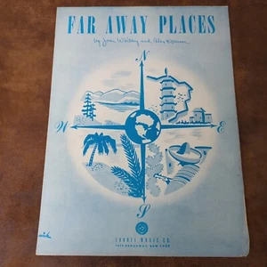 Far Away Places by Whitney Kramer (Vintage Sheet Music 1948 Laurel) - Picture 1 of 3