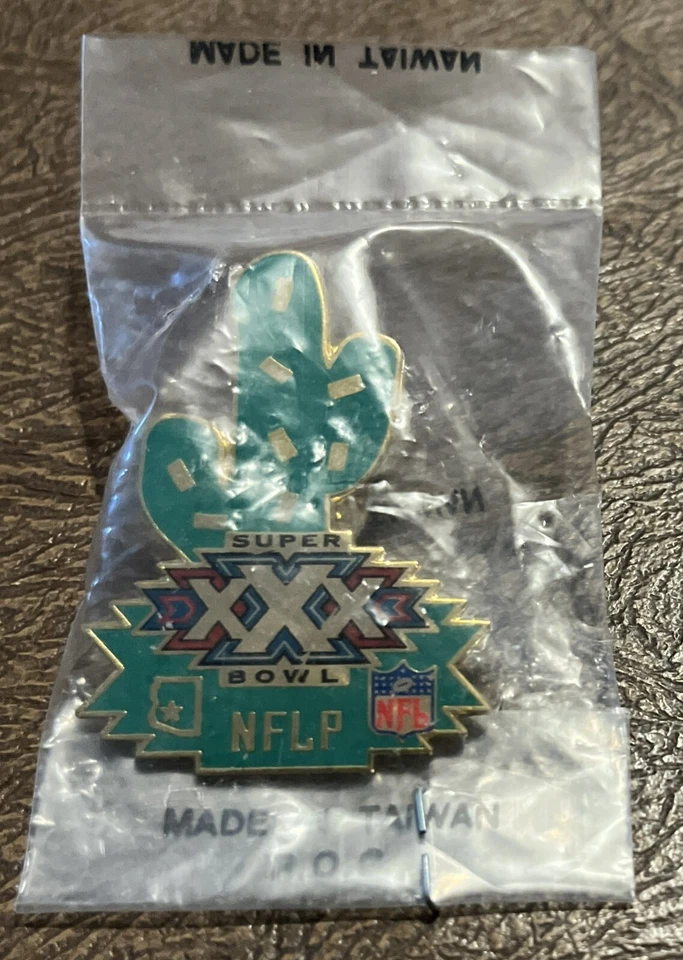 SUPER BOWL XXX 30 pin nuevo en envoltura CACTUS Tempe Arizona DALLAS COWBOYS Steeler Foto 1 de 1