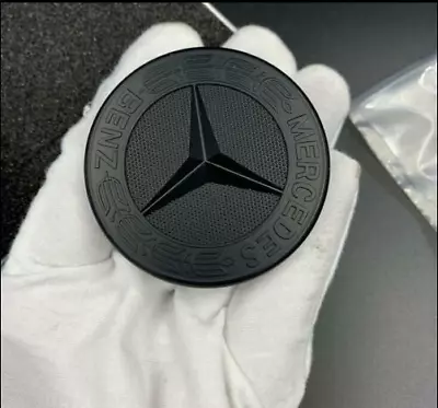 57mm Logo Für Mercedes Motorhaube Ersatz Stern Emblem W205 C-Klasse A0008173305 • 9.66€