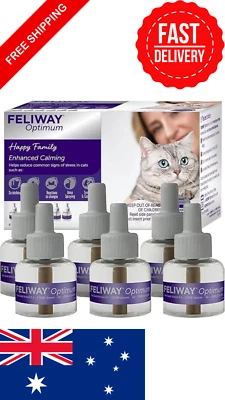 FELIWAY Optimum, Enhanced - Calming Pheromone, 30-Day Refill – 6 Pack - image 1 of 4