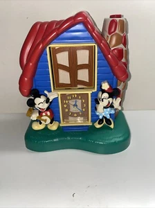 Seiko Disney Mickey Minnie & Donald Talking Tabletop Alarm Clock Vintage Tested - Picture 1 of 3