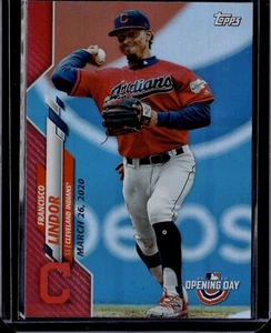 2020 Topps Opening Day FRANCISCO LINDOR Red Foil #48 - Picture 1 of 2