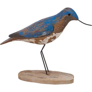 Primitives by Kathy Rustic Willet Sitter Beach House Coastal Decor Sea Bird - Picture 1 of 6