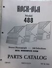 ROCK-OLA JUKEBOX Manuals “488” Model